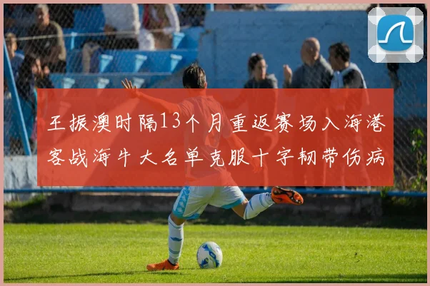 王振澳时隔13个月重返赛场入海港客战海牛大名单克服十字韧带伤病挑战